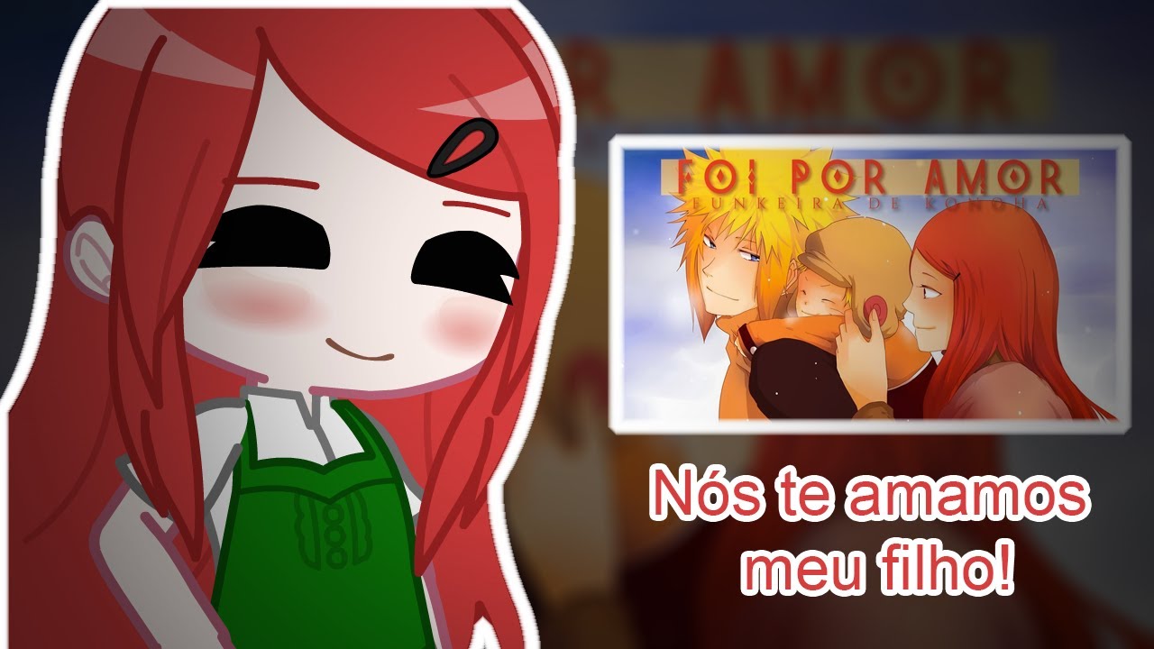 Time Minato reagindo ao rap da Kushina Foi por amor |  @FunkeiraDeKonoha    | Gacha react