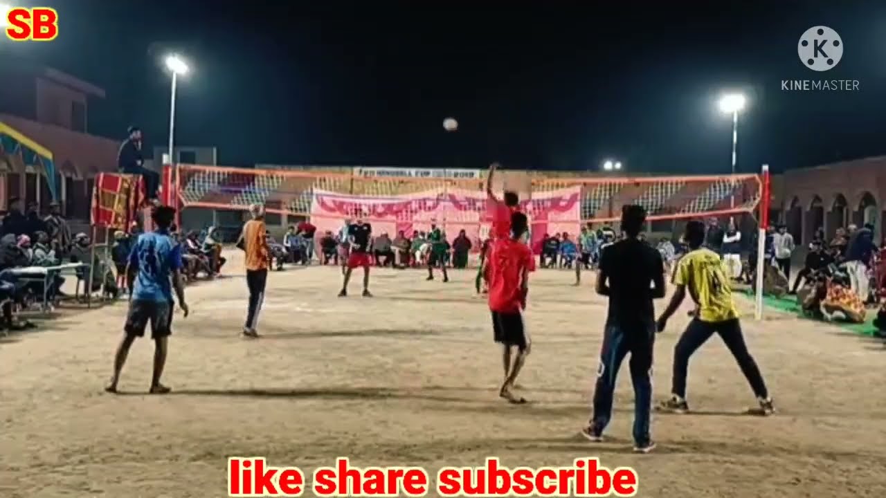 Rajpal Bagri +suresh haryana vs Goppa Punjab(pakki)shooting volleyball tournament 11-12-21 semifinal