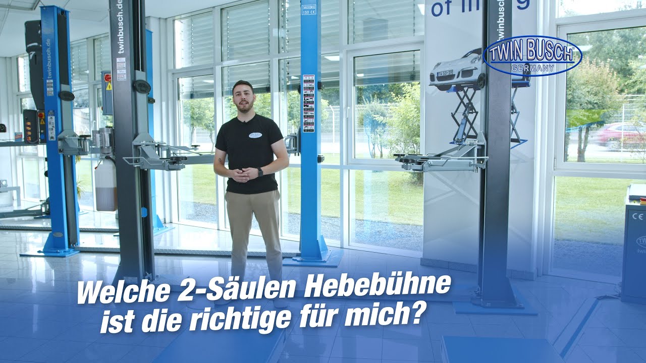 2-Säulen Hebebühnen | Produktberatung 2024 von TWIN BUSCH®