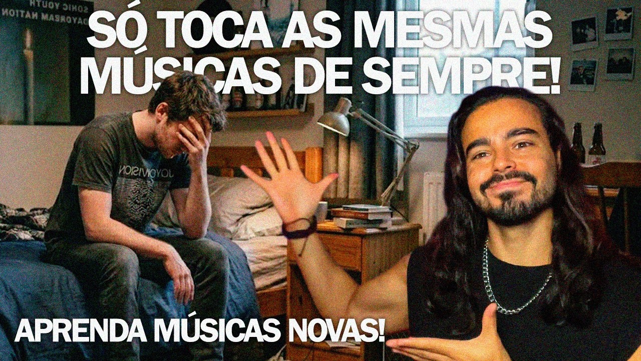 Pare de tocar as mesmas 5 músicas (ou você vai ficar estagnado para sempre)