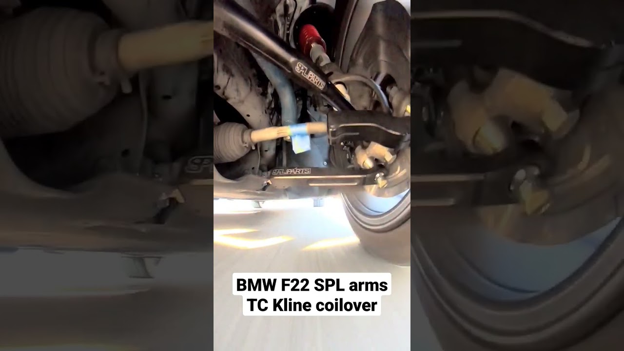 BMW front suspension in action