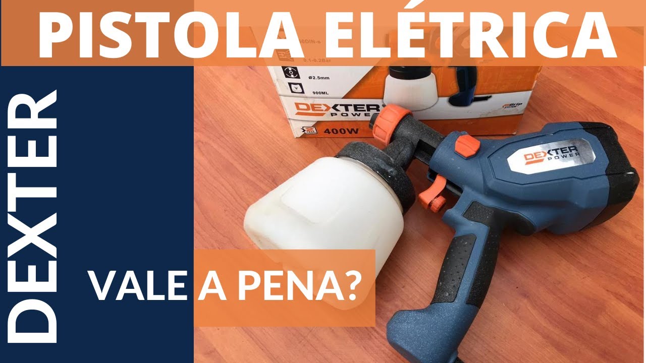 PISTOLA ELÉTRICA DE PINTURA DEXTER.