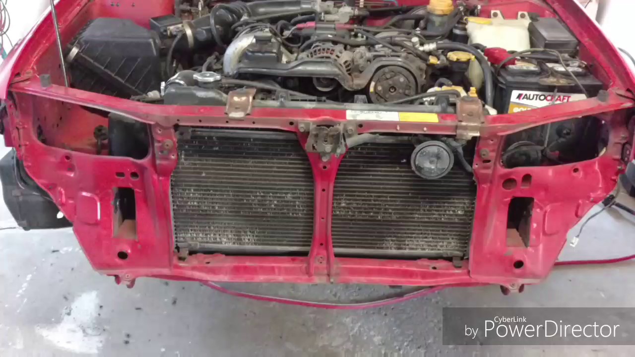 Rumble Garage Episode 04  - Subaru Impreza GF body to GC body front end conversion installation