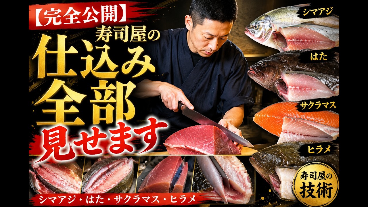 これが江戸前寿司の現場｜仕入れから炊飯まで完全公開