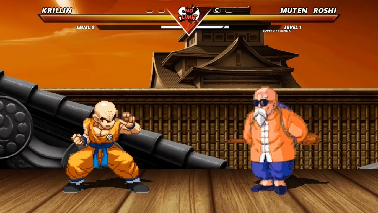 KRILLIN vs MUTEN ROSHI   - The most epic fight ever made !