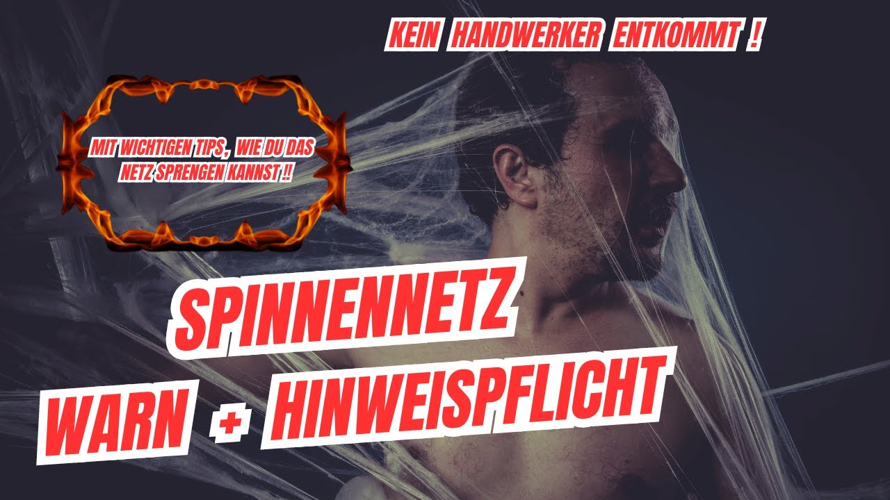 Kein Handwerker entkommt der  Warn + Hinweispflicht!
