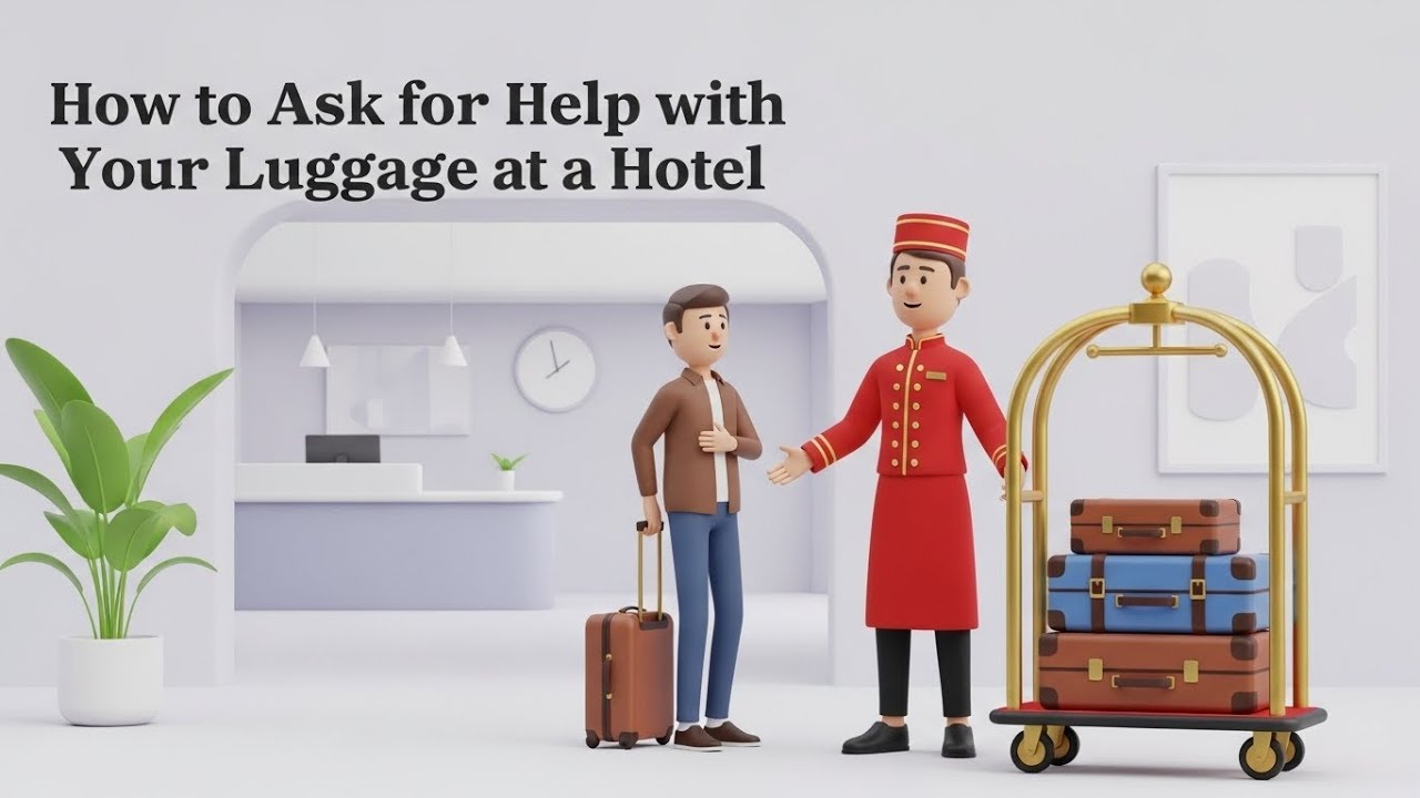 How to Ask for Help with Your Luggage at a Hotel
