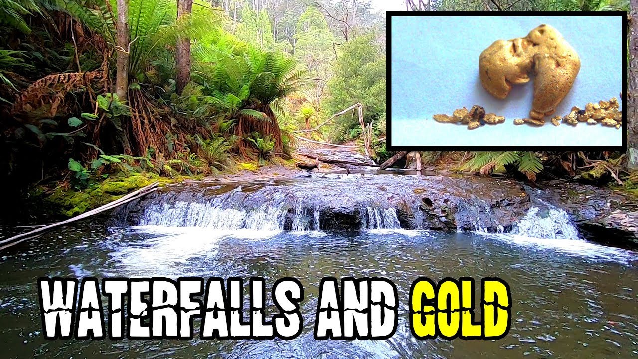 Sniping gold under waterfalls and a suprise nugget