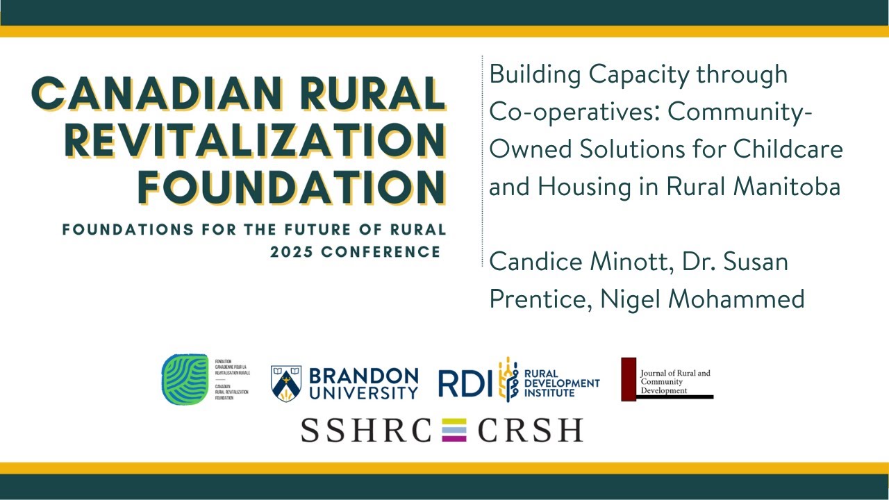 Building Capacity through Co-operatives, Candice Minott, Dr. Susan Prentice, Nigel Mohammed