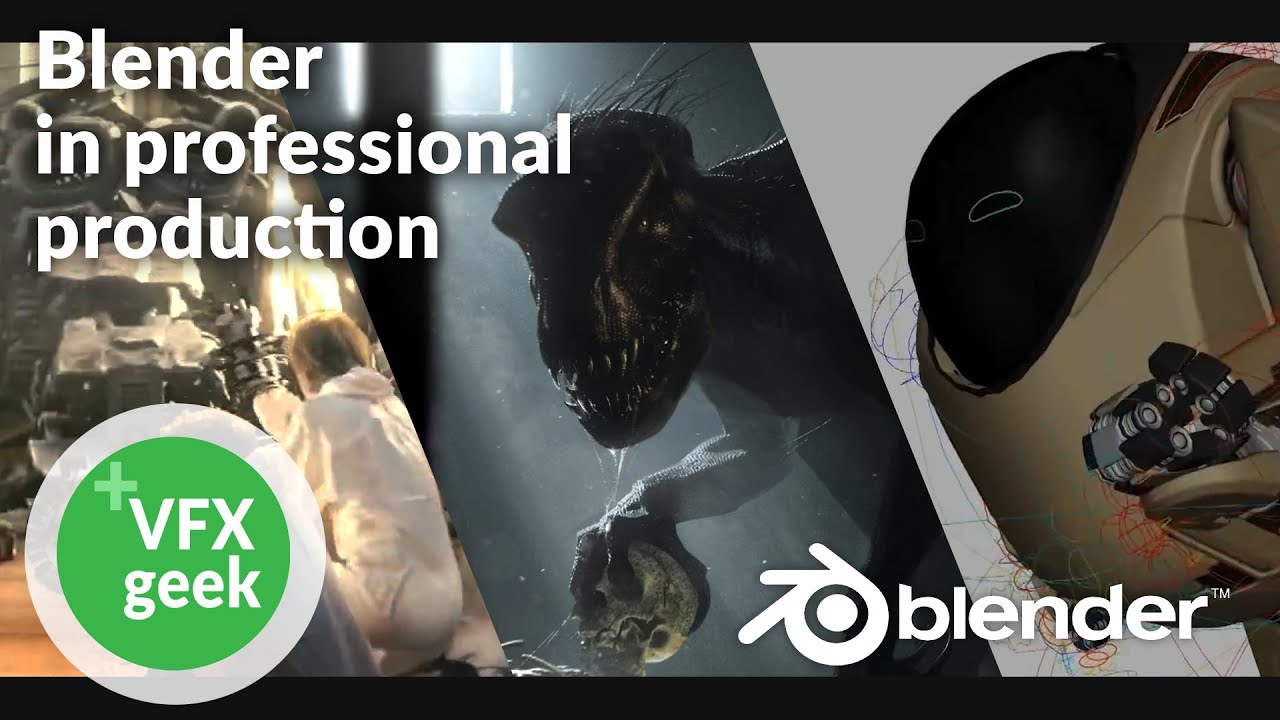 Blender in professional movie production & VFX
