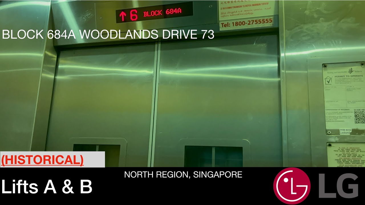 HDB Block 684A Woodlands || LG Elevator