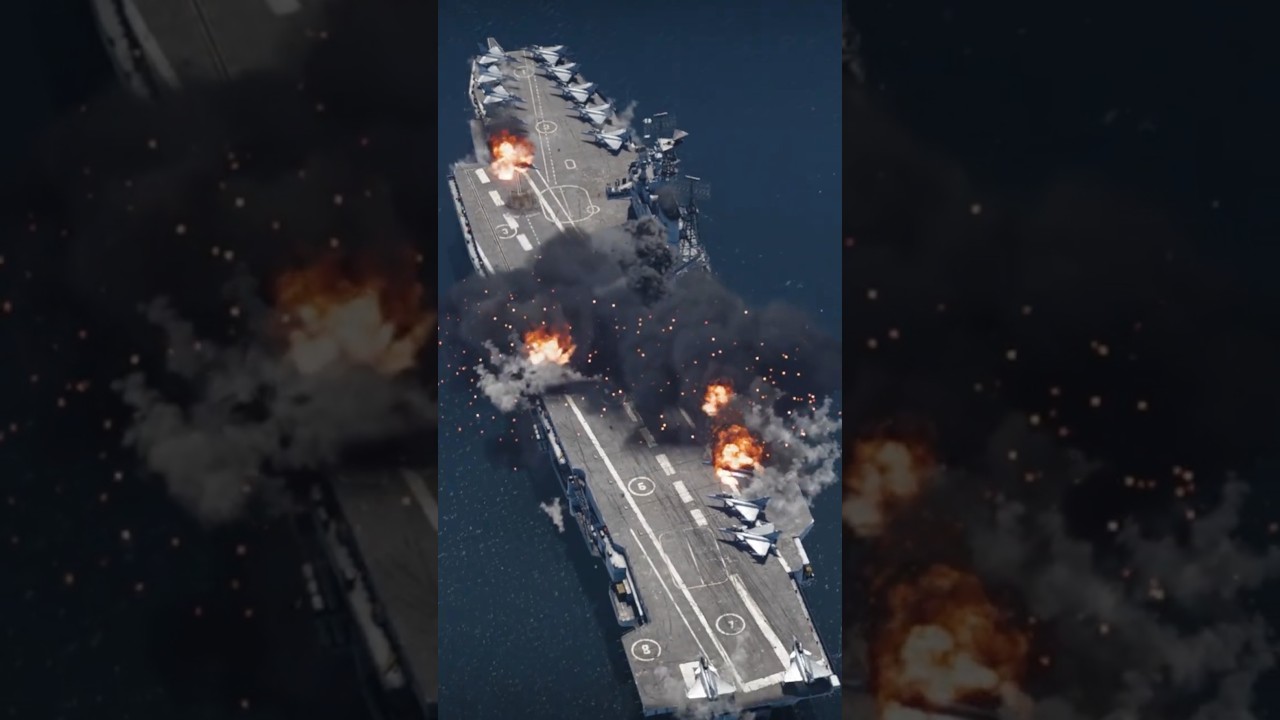 American F-15 vs Nato Carrier Full of Rafale {Simulation} 