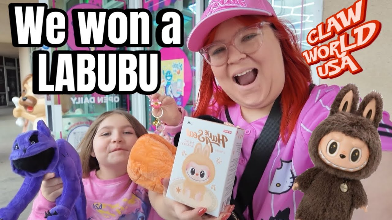 We WON our FIRST LABUBU in Las Vegas ll NEW Arcade || CLAW WORLD USA