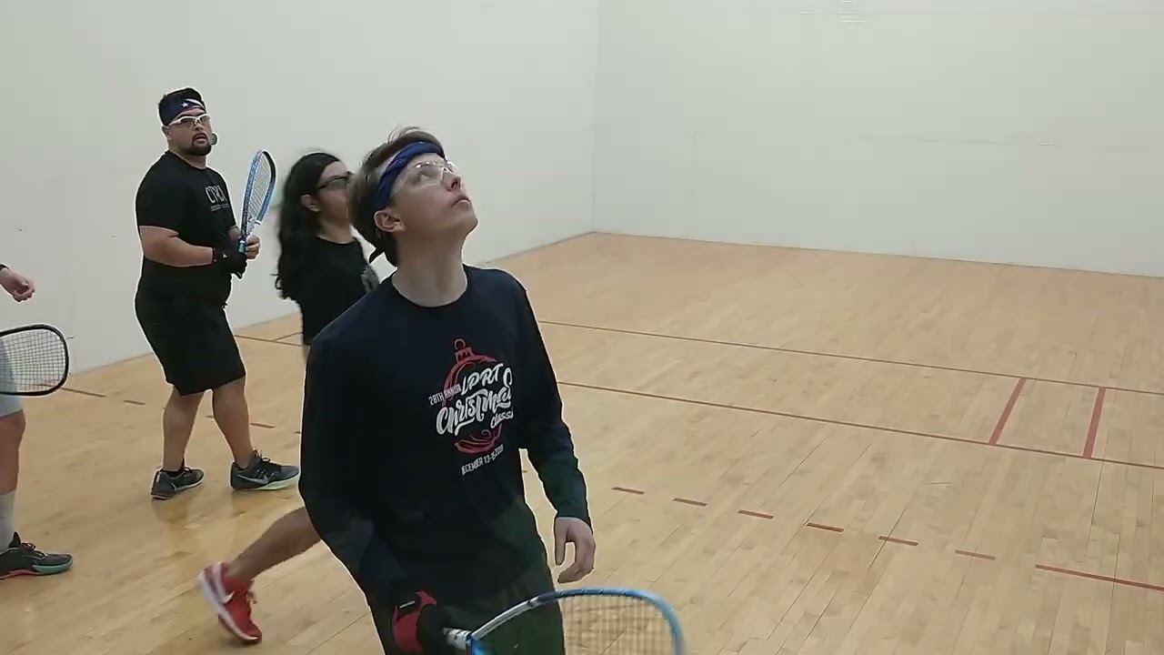 33rd Annual Winter Classic: Open Doubles: John/Brandon vs Jayden/Jaime