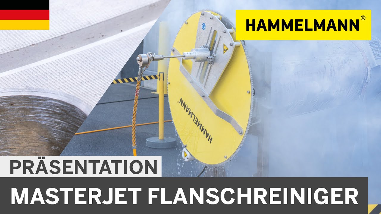 MASTERJET Flanschreiniger / Pr&auml;sentation