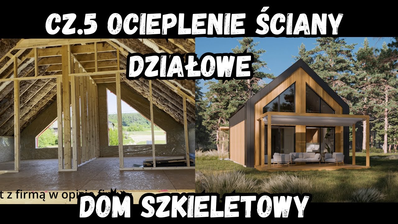 Dom Szkieletowy Wełna Mineralna Ściany Działowe Hydraulika Cz.5