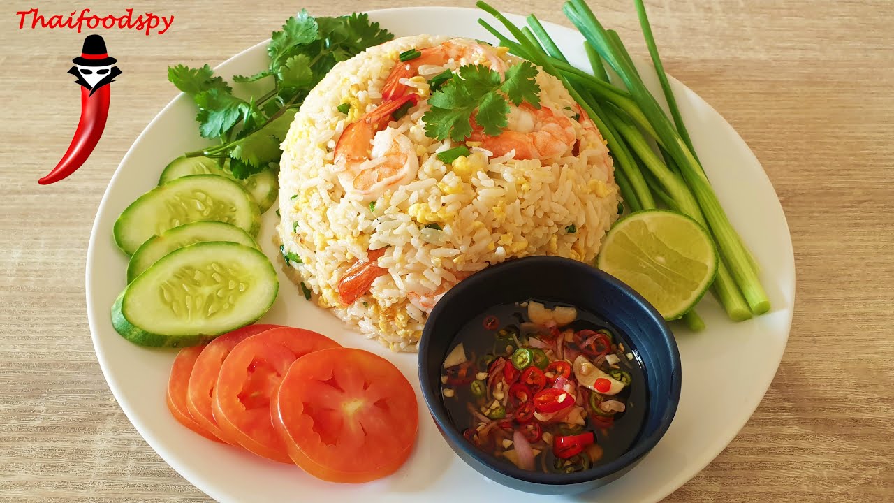 Thai Fried Rice Shrimps - Khao Pad Goong Recipe