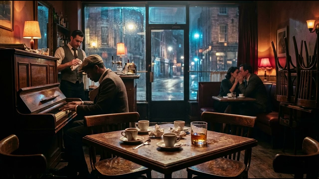 Relaxing Jazz & Blues Café MusicLate Night, Cozy & Calm