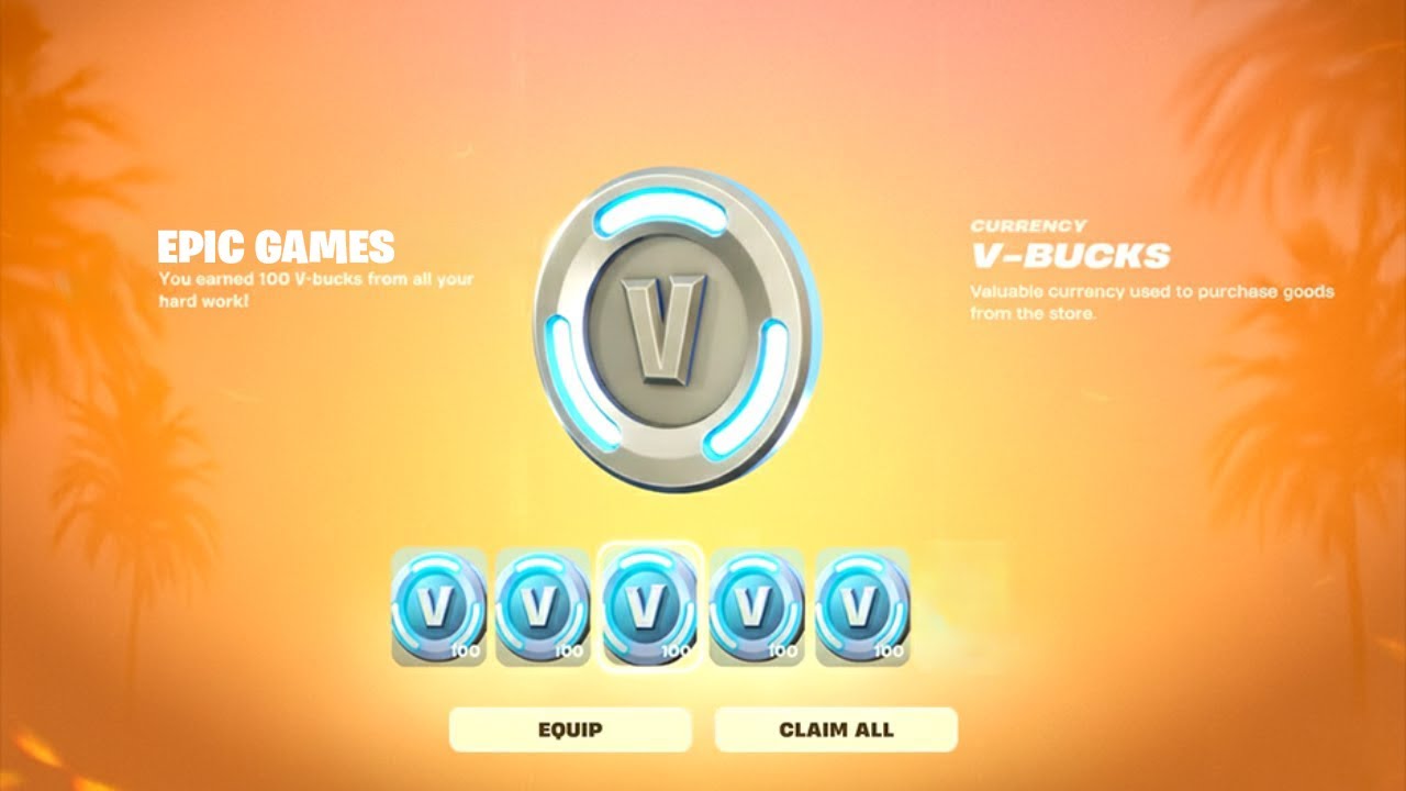 FREE V-BUCKS for ALL PLAYERS!