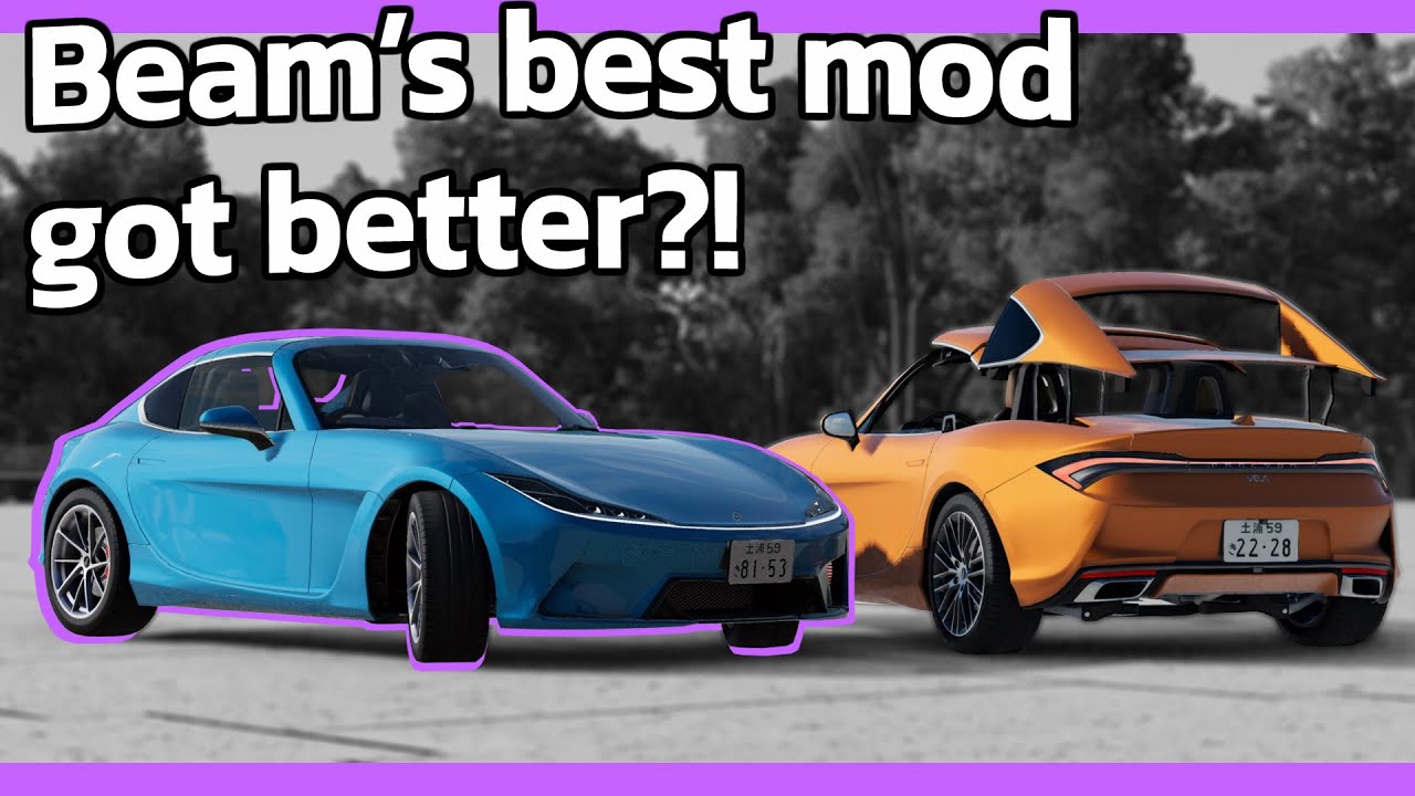 BeamNG's coolest sports car has a new addon...
