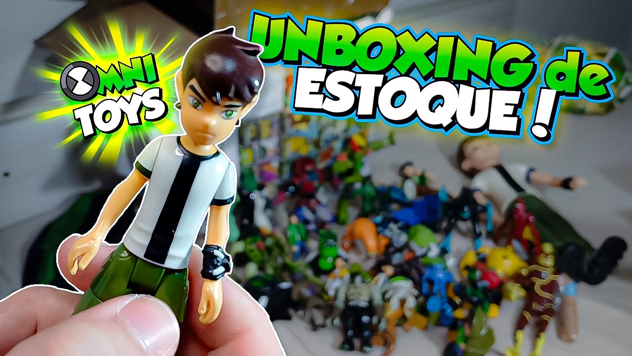 UNBOXING GIGANTE de BONECOS do BEN 10 ANTIGOS E RAROS ( Loja @OmniToysBR )