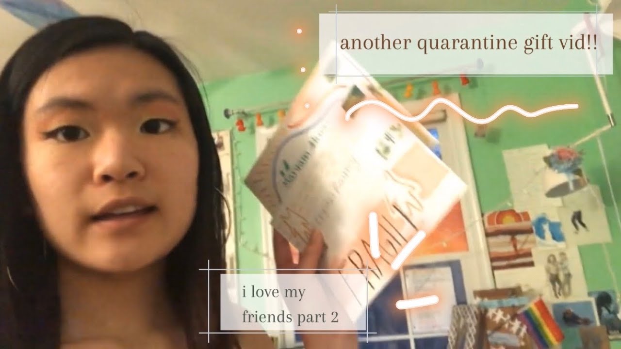 quarantine gifts for my friends // vlog pt 2