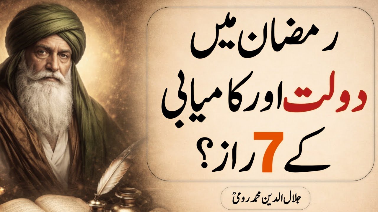 Ramadan Success & Spiritual Wealth | Rumi&rsquo;s 7 Timeless Secrets