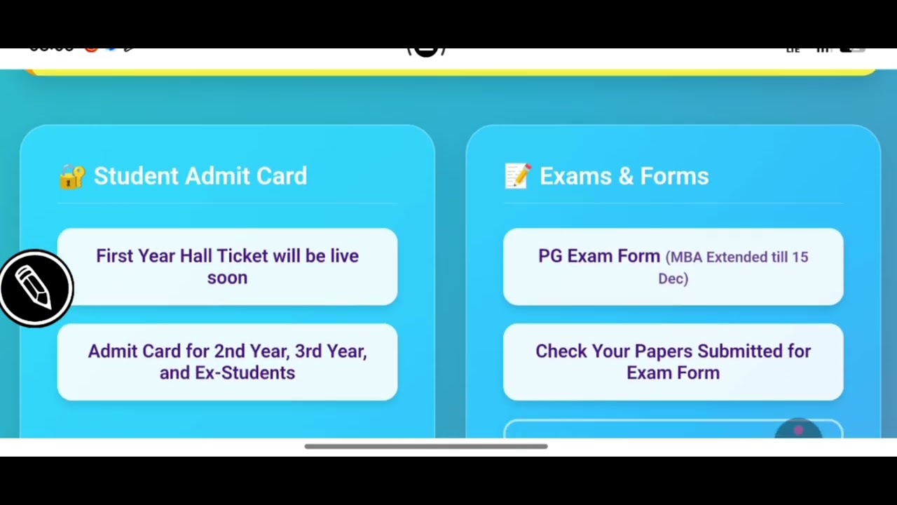 Sol du Hall ticket | admit card | update | 1/2/3 semester | update & coming soon #sol #soladmitcard