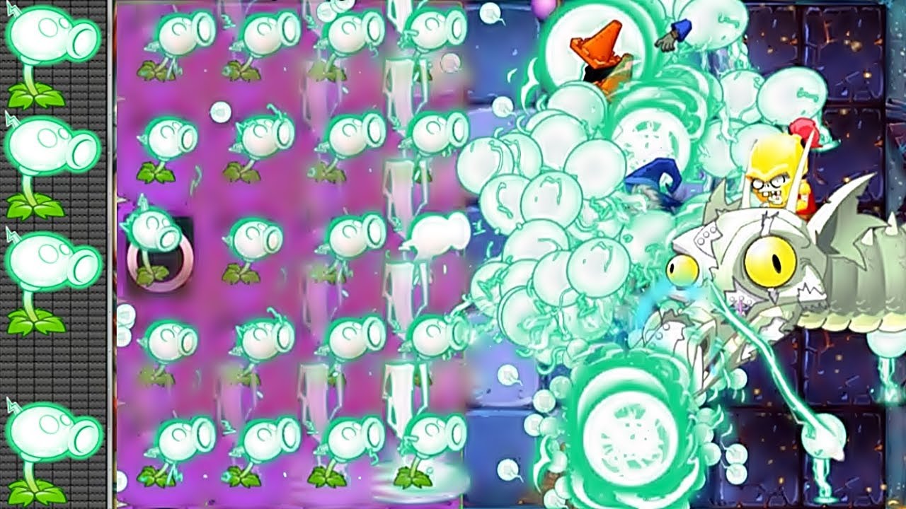 Plants vs Zombies 2 MOD: Electric Peashooter Pvz2 Vs All Freakin' Zomboss: Gameplay 2017
