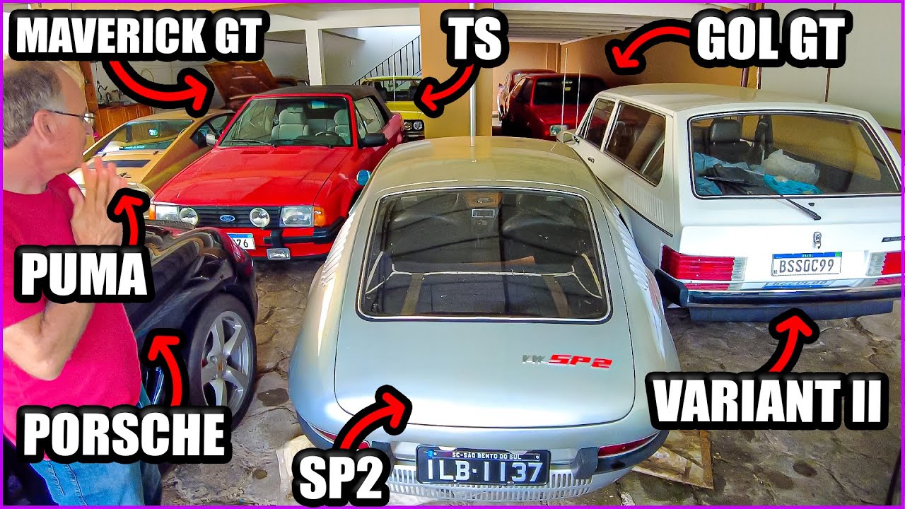 😮 UMA COLEÇÃO DE CARROS ANTIGOS ESCONDIDA NO INTERIOR DE SANTA CATARINA 😱