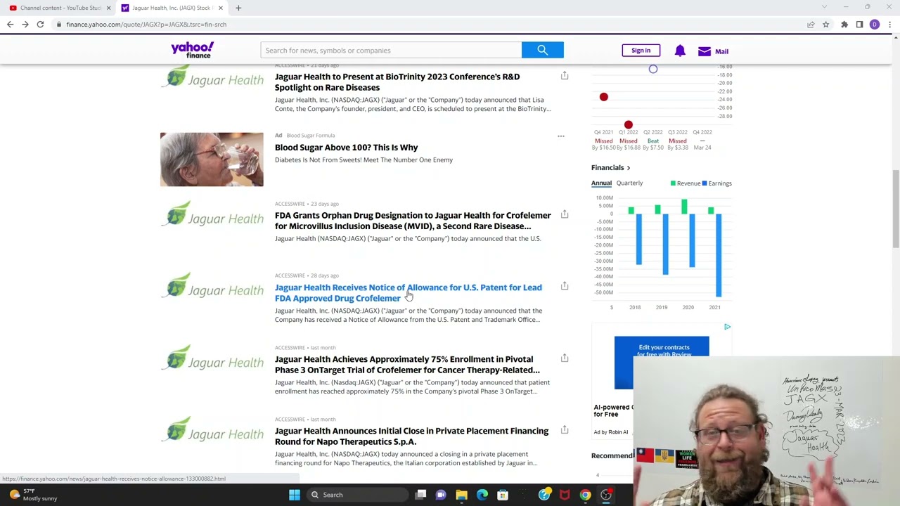 JAGX Jaguar Health Stock gameshow: explosive growth or explosive diarrhea.. huge pumps daily BOOM!