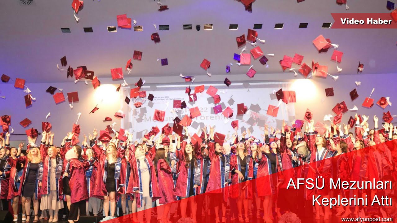 AFSÜ Mezunları Keplerini Attı
