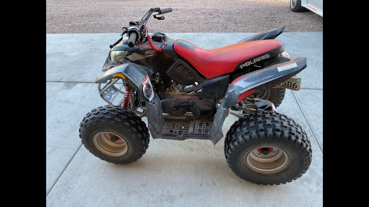 Обслуживание трансмиссии Polaris Predator 90 2003 года выпуска