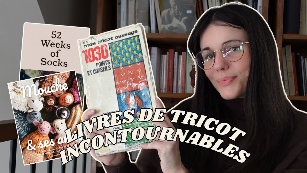 Ma grande COLLECTION de LIVRES DE TRICOT 🧶