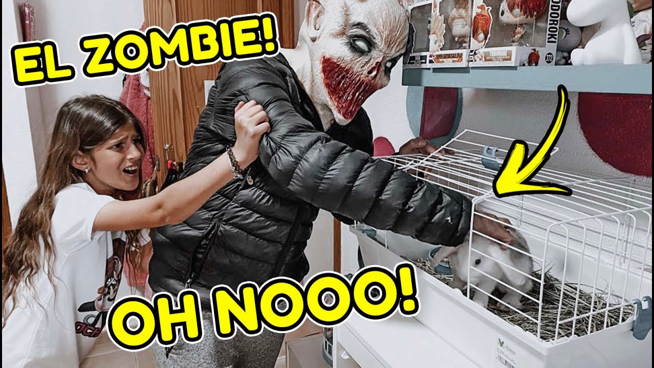 🧟 EL #ZOMBIE​ Se LLEVA mi MASCOTA 🧟&zwj;♂️ Nos PERSIGUE ENTRA en CASA 😱 Veo Su CARA 😨 Hi Family Team!