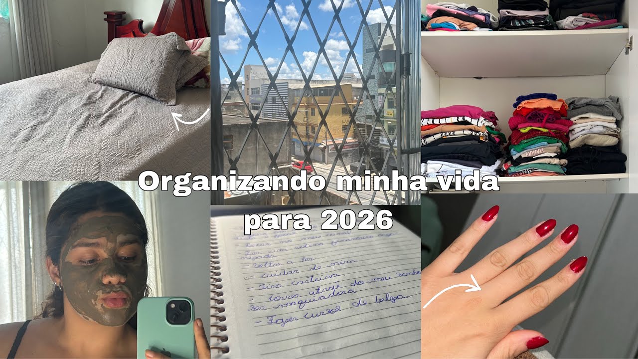 Organizando minha vida para 2026! Metas,organização, planejamento financeiro…