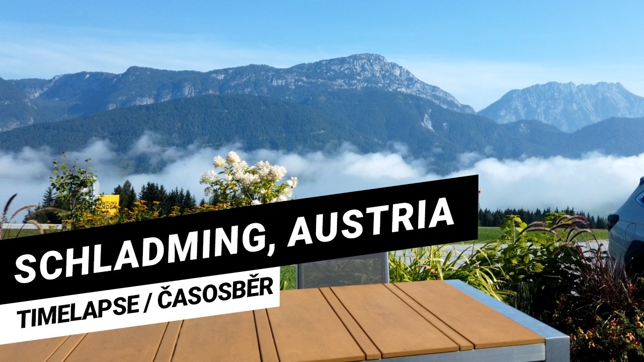 Časosběr mlhy v Rakouských Alpách #timelapse #austria