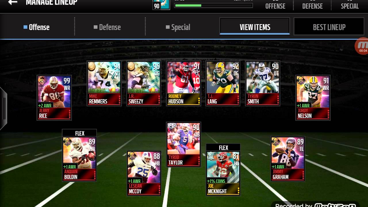 Madden mobile epic all awareness team!!!