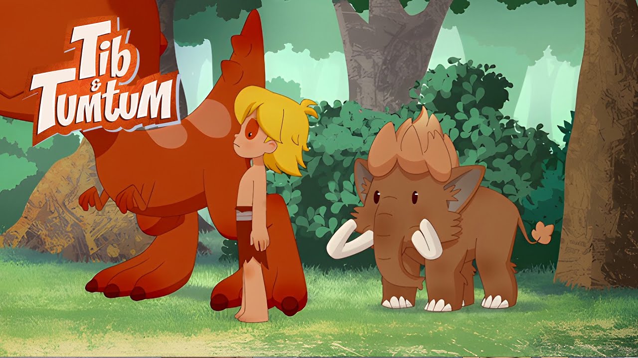 Shh, There’s a Mammoth in the Hut!🤫🐘| Tib and Tumtum  English| Full Episodes | 1H | Dinosaur cartoon