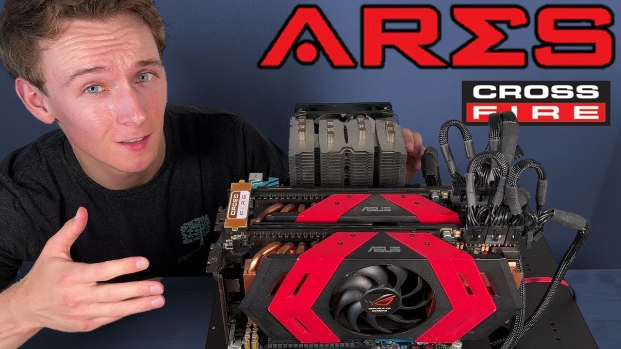 Most Expensive $4500 Quad GPU Setup from 2010 - ASUS ARES CrossFire