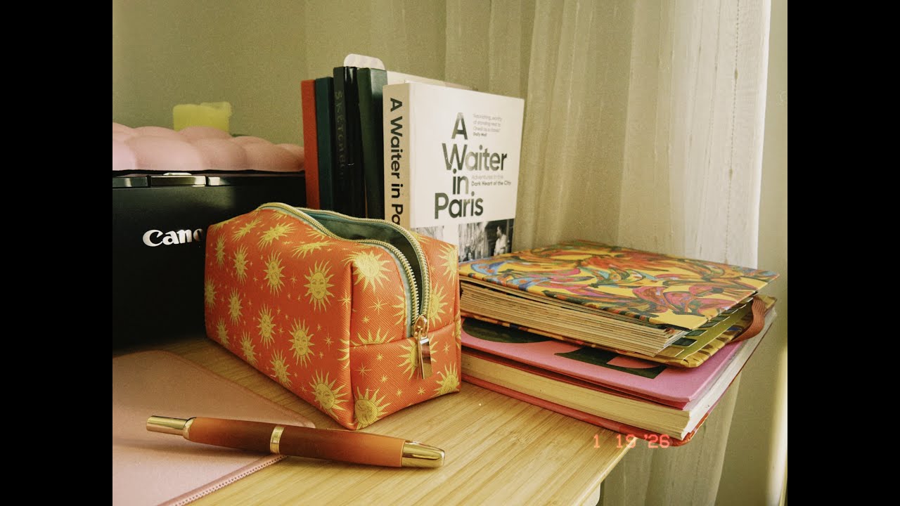 a stationary haul  | asmr show & tell | (soft whispering, tapping, paper rustling)