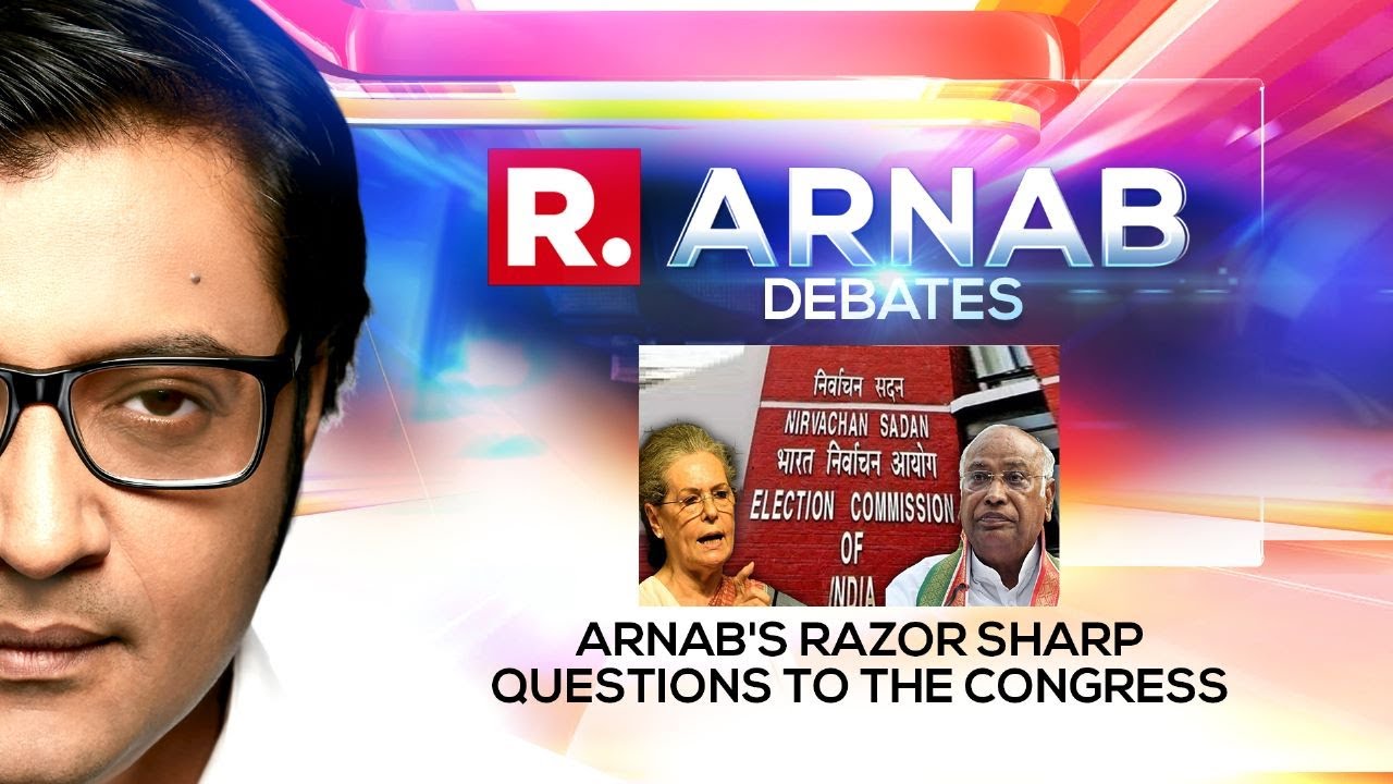 Arnab's Three Razor Sharp Questions To The Congress | Sonia Gandhi | Karnataka Elections
