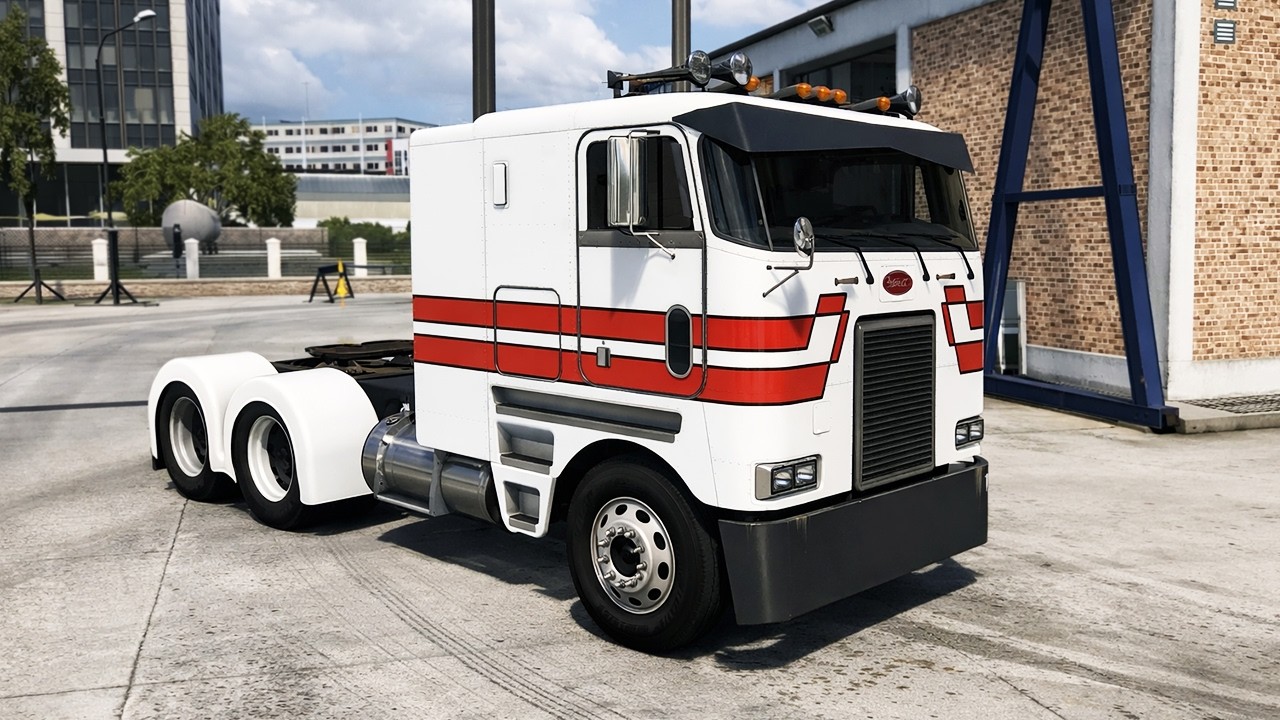 Pete 362 Cabover Truck - ATS Mods | Rebuilt Classic with 362E Option