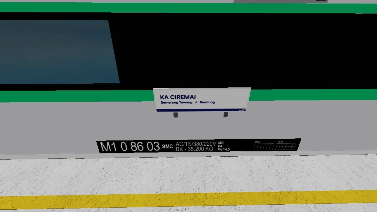 Live naik kereta api purwojaya 