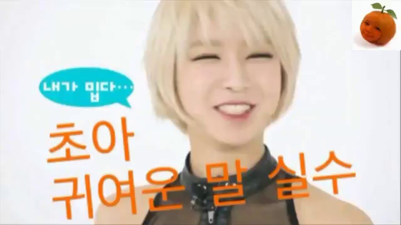 초아 귀여운 말 실수