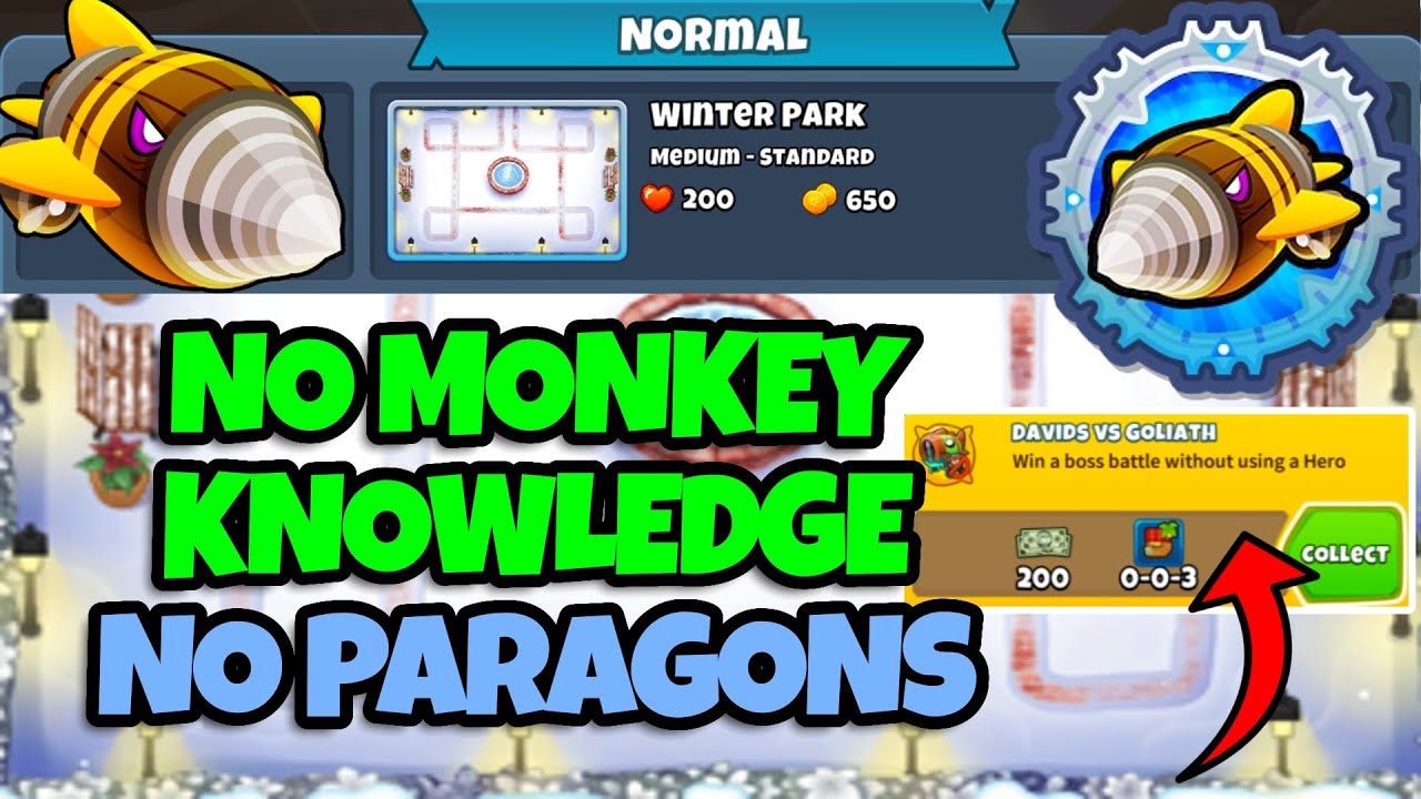 Dreadbloon Normal Tutorial || No Hero, No Monkey Knowledge, No Paragons || Winter Park (BTD6)