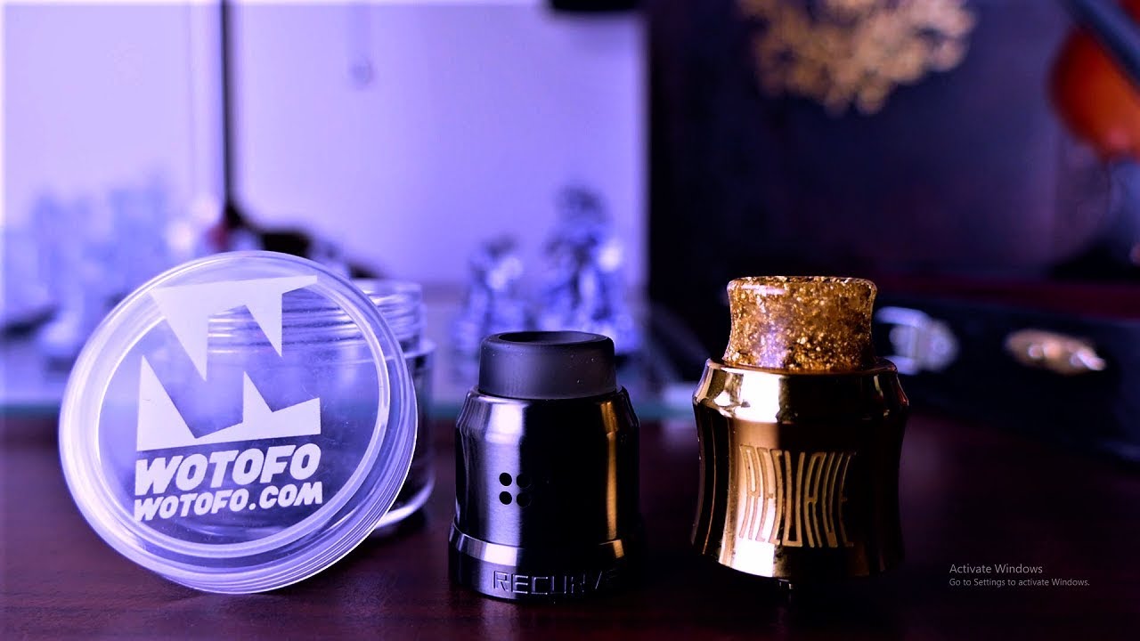 Wotofo Recurve 22mm Conversion Cap *Only*///DRIP KINGZTV