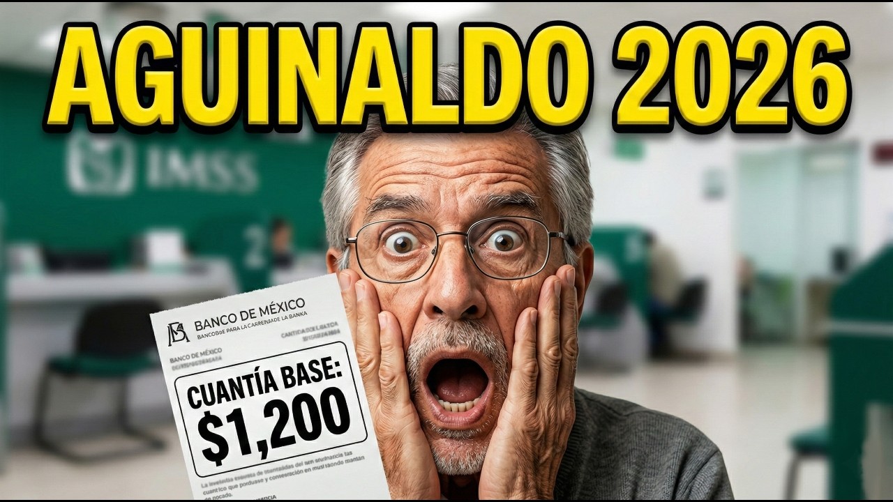 Por qué RECIBIRÁS MENOS Aguinaldo en tu Pensión (Cálculo Real IMSS 2026)