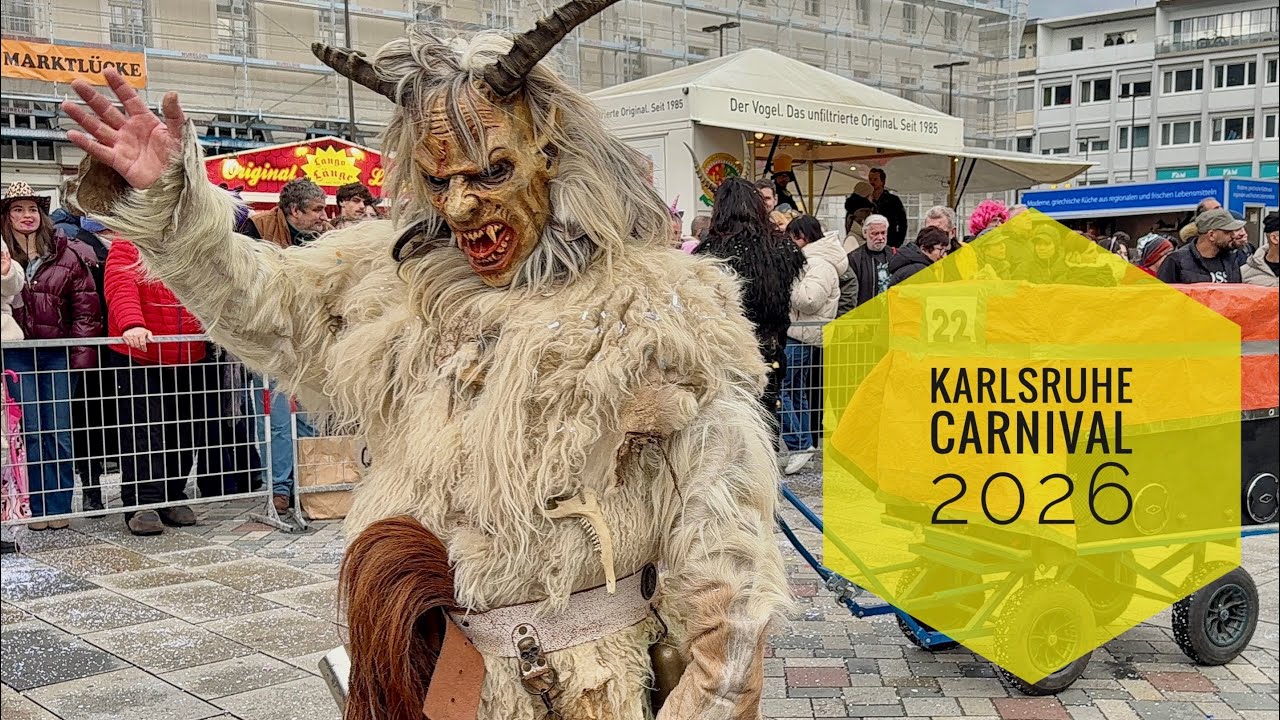 Karlsruhe, Germany. Carnival, 2026. Die Fasnacht. Der Umzug 