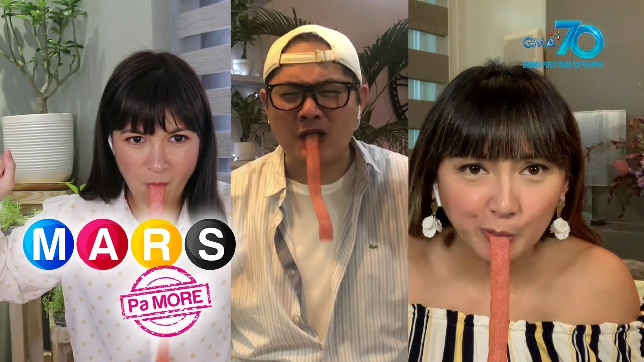 Mars Pa More:  Paasiman at patamisan sa &lsquo;Candy Strip Eating&rsquo; game | Mars Magaling